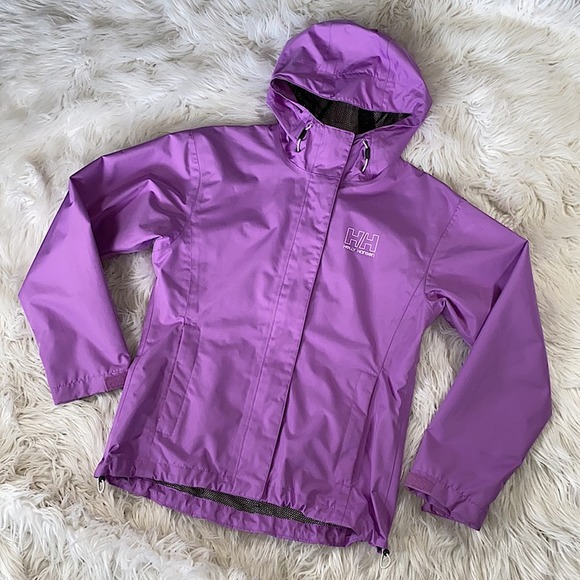 🍧[ Helly Hansen ] Bright Lavender Rain Coat Helly Tech Protection - Picture 1 of 16